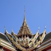 Traditional Thai roof structure Wat Phra Kaew