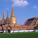 Traditional Thai architecture at the Grand Palace and Wat Phra Kaew