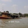 Tow boat on Chao Phraya river to Ayutthaya